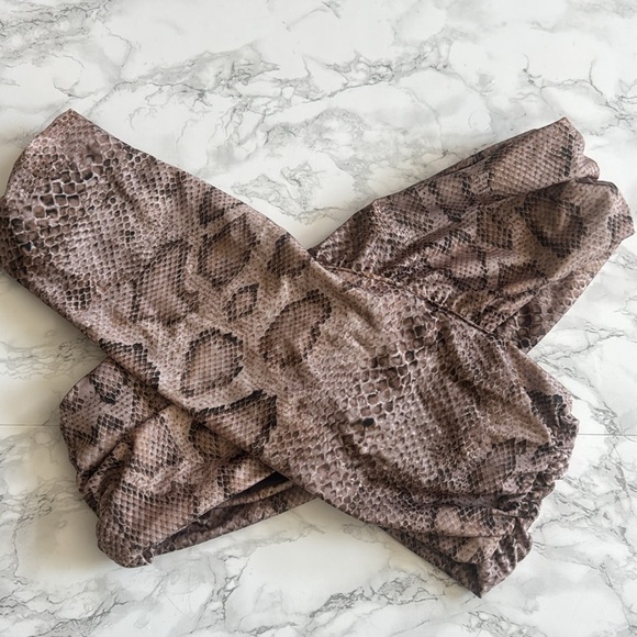 Mara Hoffman Snake Skin Bikini Top (no bottoms) Large UPF 50+ - Picture 5 of 7